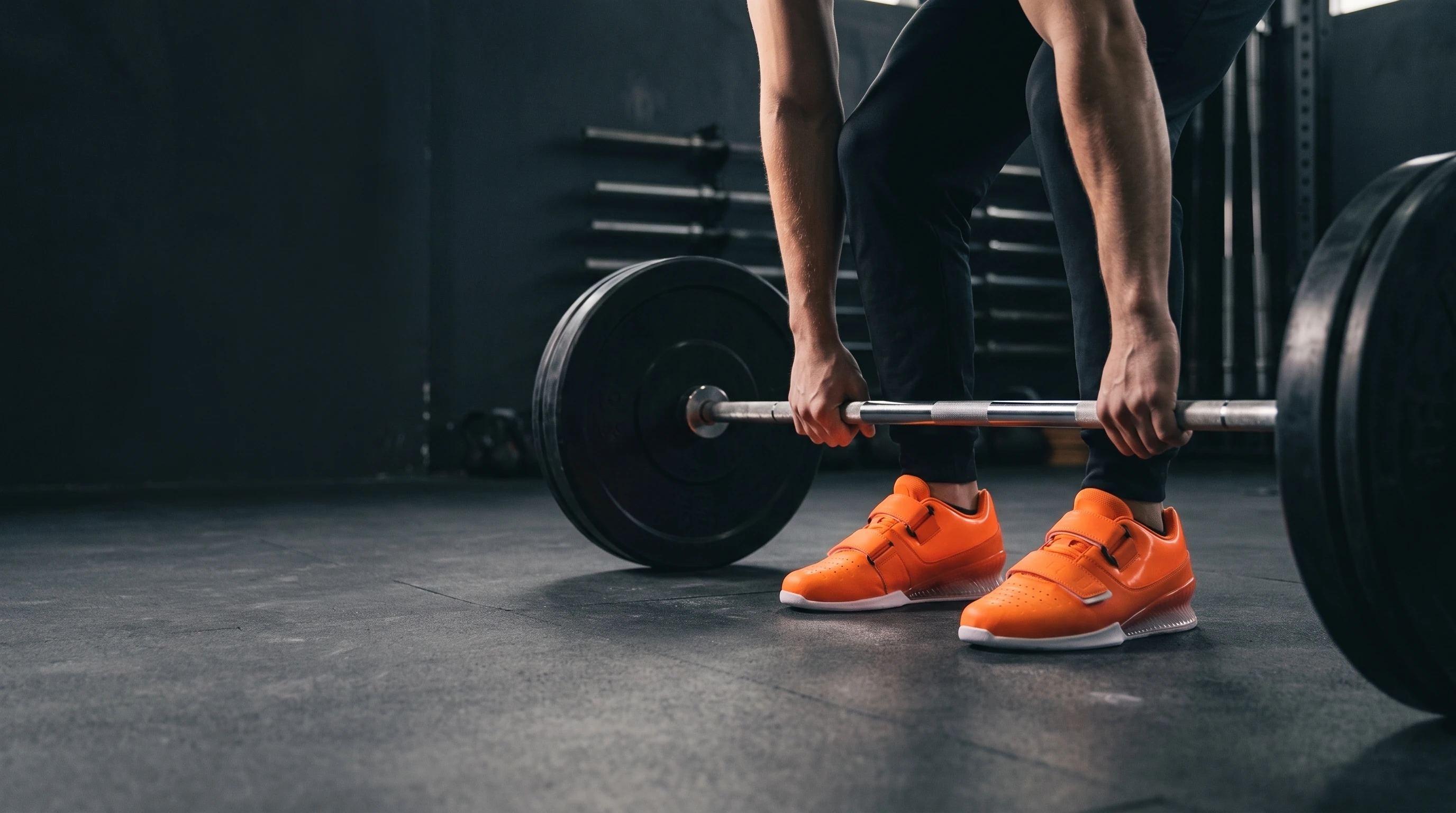 Athlete lifting in Energy 1 shoes